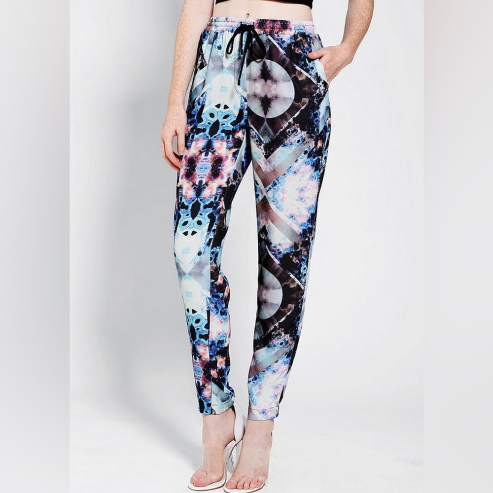 Stylestalker Space Jam Pants, Galaxy Print